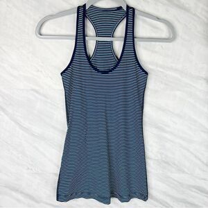 Lululemon Blue Stripe Tank 6